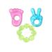 3-Pack Water Teether Teething Toys for Babies 0-6 Months Soothing Teether Set Cooling Soothes Gums BPA Free Blue/Pink/Green Frozen Teething Toys for Babies 02