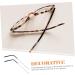 Replacement Glasses Frame Set | Healeeved Spare Parts for Brillen Repairs | Brown & Silver Arms & Legs | 13.20x0.30cm - Buy Online on GoSupps.com
