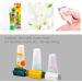 2 Pack A&H Zhier Square Plastic Toothpaste Squeezer - Tube Cleanser Saver & Holder - Yellow - Buy Online on GoSupps.com