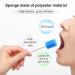 Argomax Oral Sponges Swab - 50 pcs Blue Mouth Care Foam for Swimming & Oral Hygiene - Buy Online on GoSupps.com