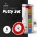 Logest Hand Therapy Putty Set - 6 Pack for Kids and Adults - 6 Resistance Levels - Finger & Hand Sensory Putty Dough - Stress & Anxiety Relief - Rehabilitation & Strengthening - 3-OZ Each - Buy Online on GoSupps.com