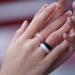Zollen Olive Leaves Silicone Wedding Rings for Women - Stackable Rubber Bands in Rose Gold, Pearl White, Black, and Marble - Hypoallergenic Silicone - Size 6 (16.5mm) - Buy Online on GoSupps.com