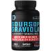 11in1 Graviola Soursop Leaves Capsules 9450mg for 5 Months Supply with Soursop Fruit Elderberry Turmeric Ginger Milk Thistle Cranberry & More - Mood Immune & Body Health - 150 Vegan Capsules