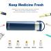 Medineed 60H Insulin Pens Cooler Box - Diabetic Travel Case with Biogel Ice Pack (Blue) - Buy Online on GoSupps.com