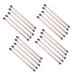 FOMIYES 20pcs Double Brush Makeup Brush Makeup Tools Double Head Eyeshadow Brush Powder Applicator