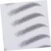 FRCOLOR 4 Pcs 3d Eyebrow Stickers Women s Suits Eyebrow Shaping Stickers Woman Water Proof Makeup Tools - Buy Online on GoSupps.com