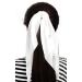Pack of 2 White Satin Knotted Bow Hair Scrunchies for Women and Girls - Buy Online on GoSupps.com