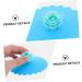 Zerodeko 12 Pcs Silicone Cup Lid Silicone Cover Travel Fruit 11x11x3cmx3pcs Light Bluex3pcs - Buy Online on GoSupps.com
