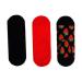Happy Socks Socks 3-Pack Palm Strawberry Liners Size 41-46 Navy Blue