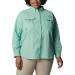 Columbia Women's PFG Bahama Ii UPF 30 Long Sleeve Fishing Shirt Kelp X-Large