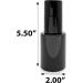 JUVITUS 4 oz Black PET Powder Spray Bottle - Ideal for Glitter Root Touch Up Fragrance & Deodorant | International Shipping Available - Buy Online on GoSupps.com