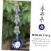 Zerodeko 1pc Glass Eye Pendant Ornament Decor Blue Vintage Turkish Evil Eye Pendant Devil Eye Key Chain Car - Buy Online on GoSupps.com