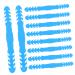 Watiifufu 10 piece of mask earring buckle mask production ear cable bucket masked buckle mask accessories elastic masking buckle disposable mask cable extension buckle 16.00x1.80x0.20cm