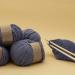 Calm Club Knitting Kit & Guide - Crochet a Chunky Knit Blanket | Craft Kits for Adults | Beginner Crochet Set with Chunky Yarn, Needles & Guide - Ideal Knitting Gift Set - Buy Online on GoSupps.com