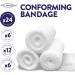 JFA Medical Assorted Conforming Gauze Bandage Roll - Box of 24 | Elastic Bandages - Buy Online on GoSupps.com