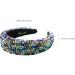 scicent Alice Bands Adult Women Vintage Baroque Headband Glitter Bling Sequin Hairbands Embellished Hair Band Fancy Crystal Head Bands for Girls Wedding Hair Accessories- 26917 - Buy Online on GoSupps.com