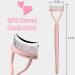 ELESDA Eyelash Comb - Metal Teeth Lash Separator Tool Pink Stainless Steel Includes Brush Arc Design Travel Friendly Hygienic - Buy Online on GoSupps.com
