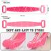 Ruoxian Silicone Back Scrubber Set - Double Handle, Adjustable Size, Deep Clean Exfoliating Body Brush - 4 Pcs Assorted Colors - Buy Online on GoSupps.com