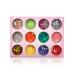 YesLady Nail Art Charms Sequin Heart Shape Glitter Slime Flakes For Nail Face Eye Slime 12 colors 12 Colors Heart Shape Sequin