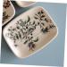 Amosfun 4pcs Ceramic Hand-painted Soap Dish Ceramic Soap Dish Soap Holder Soap Stand Flower Soap Dish Bathroom Soap Dish Soap Dishes for Bathroom European Style Soap Box Container Ceramics - Buy Online on GoSupps.com