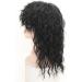 Small Hair Combs Black Wig Halloween Costume Male Wig Punk Curly Long Wig Women Curly Black One Size - Buy Online on GoSupps.com