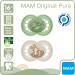 MAM Original LATEX Pacifier Set of 4 - Flowers & Friends for Girls | Includes 2 Sterilized Transport Boxes | Ideal for 16 Months+ | International Shipping Available - Buy Online on GoSupps.com