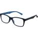 Silac Unisex Reading Glasses - Rectangular Lightweight & Durable +1.00 Magnifying Aid for Men & Women - Stylish Blue Black Design - Buy Online on GoSupps.com