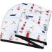 Soft Super Absorbent Nautical Lighthouse Sailboat Hair Towel Wrap for Women - Quick Dry Coral Velvet Microfiber Cap for Long Curly & Thick Hair - Buy Online on GoSupps.com