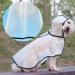 Lazyspace Transparent Pet Rain Coat | Waterproof Jacket for Small to XL Dogs | Lightweight Doggy Rainwear - Buy Online on GoSupps.com