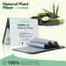 Serenoraa Oil Blotting Sheets - 100 Natural Bamboo Charcoal Wipes for Oily Skin, Reduce Acne, Makeup Friendly - Buy Online on GoSupps.com