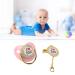 Baby Pacifier 6-18 Months with Chain Clip - Pink I Love Dad Design | International Shipping - Buy Online on GoSupps.com