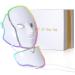 LED Face and Neck Mask Light Therapy At-Home Red Light Therapy Mask for Face and Neck Wrinkle Built-in Silicone Eye Protector Christmas Gifts&Stocking Stuffers for Women and Men