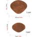 Shoe Heel Repair Kit - 2 Pair Self-Adhesive Heel Hole Patch for Sports Shoes - Soft & Durable Brown Repair Solution - Buy Online on GoSupps.com
