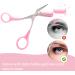 Professional Eyebrow Scissors with Comb - Precision Trimming Tool for Men and Women (Dark Pink) - Buy Online on GoSupps.com