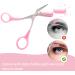 Professional Precision Eyebrow Shears & Comb Set - Dark Pink | Hair Removal Trimmer Scissors with Non-Slip Handles - Buy Online on GoSupps.com