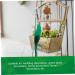 TOYANDONA 5pcs Ornament Bird Artificial Vivid Feathered Green Statue for Supply Figure Home Lifelike 20x5cmx5pcs Greenx5pcs - Buy Online on GoSupps.com