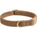 YUDOTE Ultra-Soft Natural Cotton Dog Collar for Medium Dogs - Sensitive Skin Friendly - Brown M (1 Pack) - Buy Online on GoSupps.com