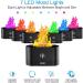 Lomug Flames Aroma Diffuser | Ultrasonic Humidifier & 7-Color LED Aromatherapy Lamp for Home Kids & Office - Safe Automatic Shutdown - Buy Online on GoSupps.com
