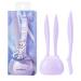 Tylyworth cute rabbit and eye brew trimmer |Cute rabbit-eye brow-trimmer-shaver-facing razor |Portable eyebrow razor hair remover beauty tool A: purple eyebrow trimmer