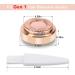 2Pcs Facial Hair Remover Replacement Heads | Generation 1 Single Halo Hair Removal Tools for Women | 18K Gold-Plated Rose Gold Epilators - Buy Online on GoSupps.com