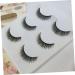 minkissy 3 Pair 3d Fake Eyelashes Makeup Eyelashes False Eyelash Natural Eyelashes Dense Eyelashes Long Eyelashes Cross Section - Buy Online on GoSupps.com