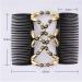 Beads Hair Combs Magic Elastic Hair Clips Stretchy Hair Comb Double Clips for Women Girls Hair Accessory - Buy Online on GoSupps.com