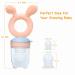 Baby Fruit Food Feeder Pacifier 2-in-1 Teething Toys 4 Pcs Silicone Pouches BPA Free - 3M+ (Muted) - Buy Online on GoSupps.com