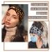 Boho Button Headband Set A - 3 Pcs | Wide Knotted Hairbands for Women | Leopard Print Turban Headwear | Yoga Headband Ear Saver - Buy Online on GoSupps.com