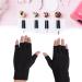 Dioche UV Glove for Nail Lamp - Professional Anti UV Manicure Tool for Nail Art - Black - Buy Online on GoSupps.com