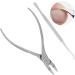 Cuticle Trimmer Angled Ends Cuticle Clipper Stainless Steel Streamlined Handle Not Easy To for Hand(Streamer Silver) - Buy Online on GoSupps.com