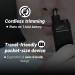 ZLADE Ballistic Nose & Ear Hair Trimmer - Waterproof Battery Operated Design Perfect Gift Stylish Black Trimmer - Buy Online on GoSupps.com