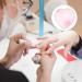 Premium Nail File Mixing Palette - Golden Nail Art Holder & Display Tool for Manicure & Cosmetic Makeup - Buy Online on GoSupps.com