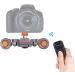 Andoer Track Dolly L4 PRO: Motorized 3-Wheel Camera Dolly with Wireless Remote Control - Gray - Buy Online on GoSupps.com