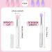 Arqumi Silicone Lip Brush Set - 6 PCS Makeup Brushes with Dirt-proof Caps, Lipstick Applicator Brushes for Lip Gloss, Eyeshadow, Lip Cream - Pink & Purple - Buy Online on GoSupps.com